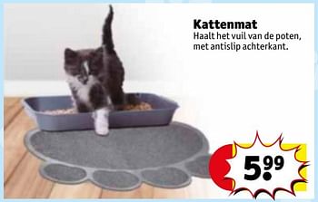 Promoties Kattenmat - Huismerk - Kruidvat - Geldig van 25/09/2018 tot 07/10/2018 bij Kruidvat