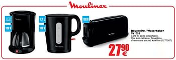 Promoties Moulinex bouilloire - waterkoker - Moulinex - Geldig van 25/09/2018 tot 08/10/2018 bij Cora