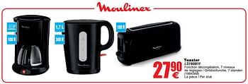Promotions Moulinex toaster ls160811 - Moulinex - Valide de 25/09/2018 à 08/10/2018 chez Cora