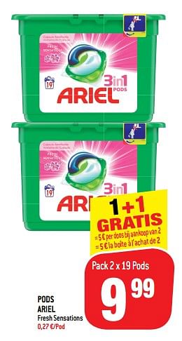 Promoties Pods ariel - Ariel - Geldig van 26/09/2018 tot 09/10/2018 bij Match