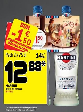 Promotions Martini - Martini - Valide de 26/09/2018 à 09/10/2018 chez Match