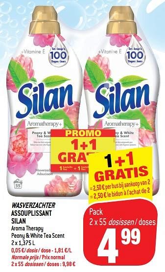Promotions Wasverzachter assouplissant silan - Silan - Valide de 26/09/2018 à 09/10/2018 chez Match