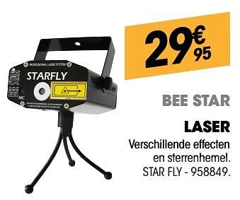 Promoties Bee star laser star fly - Bee Star - Geldig van 27/09/2018 tot 17/10/2018 bij Electro Depot