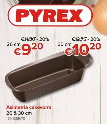 Promoties Asimetria cakevorm - Pyrex - Geldig van 28/09/2018 tot 21/10/2018 bij Euro Shop