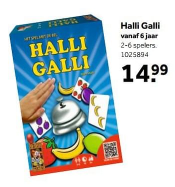 Promoties Halli galli - 999games - Geldig van 24/09/2018 tot 14/10/2018 bij Intertoys