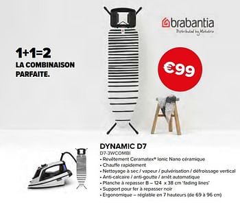 Promotions Brabantia dynamic d7 d7-3wcombi - Brabantia - Valide de 28/09/2018 à 21/10/2018 chez Euro Shop