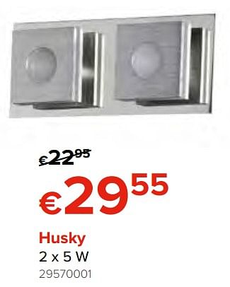Promotions Euro light husky 2 x 5 w - Euro Light - Valide de 28/09/2018 à 21/10/2018 chez Euro Shop