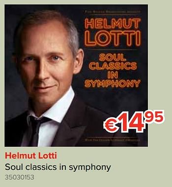 Promotions Helmut lotti soul classics in symphony - Produit Maison - Euroshop - Valide de 28/09/2018 à 21/10/2018 chez Euro Shop