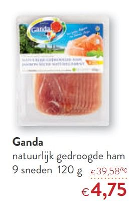 Promoties Ganda natuurlijk gedroogde ham - Ganda - Geldig van 26/09/2018 tot 09/10/2018 bij OKay
