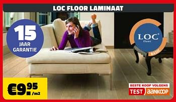 Promoties Loc floor laminaat - Loc Floor - Geldig van 02/10/2018 tot 31/10/2018 bij Bouwcenter Frans Vlaeminck