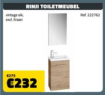 Promoties Rinji toiletmeubel - Huismerk - Bouwcenter Frans Vlaeminck - Geldig van 02/10/2018 tot 31/10/2018 bij Bouwcenter Frans Vlaeminck