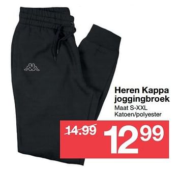Clip vlinder Beheer Hoofd Kappa Heren kappa joggingbroek - Promotie bij Zeeman