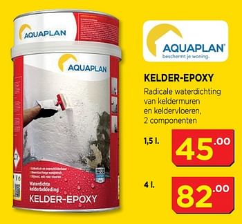 Promoties Kelder-epoxy - Aquaplan - Geldig van 02/10/2018 tot 31/10/2018 bij Bouwcenter Frans Vlaeminck