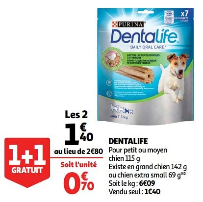 Dentalife Dentalife pour petit ou moyen chien - En promotion chez 