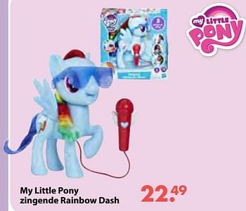 Promoties My little pony zingende rainbow dash - My Little Pony - Geldig van 08/10/2018 tot 06/12/2018 bij Multi Bazar