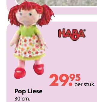 Promoties Pop liese - Haba - Geldig van 08/10/2018 tot 06/12/2018 bij Multi Bazar