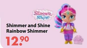 Promoties Shimmer and shine rainbow shimmer - Shimmer and Shine - Geldig van 08/10/2018 tot 06/12/2018 bij Multi Bazar