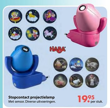 Promoties Stopcontact projectielamp - Haba - Geldig van 08/10/2018 tot 06/12/2018 bij Multi Bazar