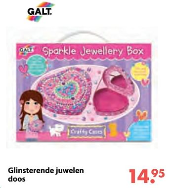 Promoties Glinsterende juwelen doos - Galt - Geldig van 08/10/2018 tot 06/12/2018 bij Multi Bazar