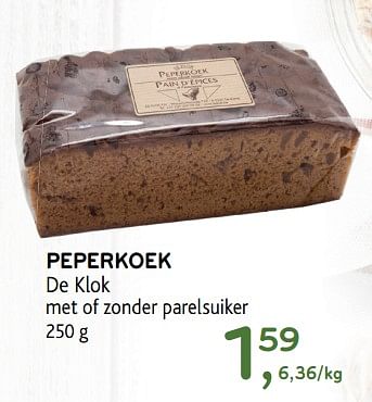 Promoties Peperkoek - De Klok - Geldig van 10/10/2018 tot 23/10/2018 bij Alvo