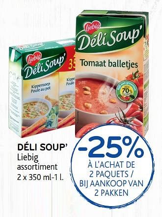 Promoties Déli soup` liebig - Liebig - Geldig van 10/10/2018 tot 23/10/2018 bij Alvo