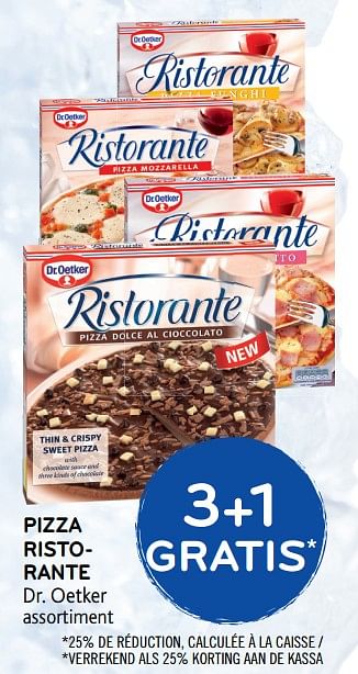 Promoties Pizza ristorante - Dr. Oetker - Geldig van 10/10/2018 tot 23/10/2018 bij Alvo