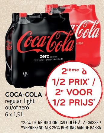 Promoties Coca-cola - Coca Cola - Geldig van 10/10/2018 tot 23/10/2018 bij Alvo