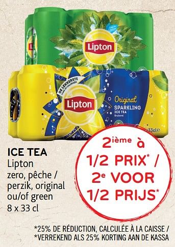 Promotions Ice tea lipton - Lipton - Valide de 10/10/2018 à 23/10/2018 chez Alvo