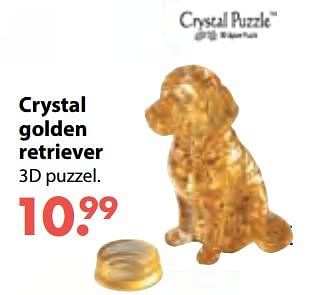 Promoties Crystal golden retriever - Crystal - Geldig van 08/10/2018 tot 06/12/2018 bij Multi Bazar