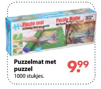 Promoties Puzzelmat met puzzel - Huismerk - Multi Bazar - Geldig van 08/10/2018 tot 06/12/2018 bij Multi Bazar