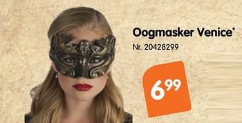 Promoties Oogmasker venice - Huismerk - Fun - Geldig van 26/09/2018 tot 31/10/2018 bij Fun