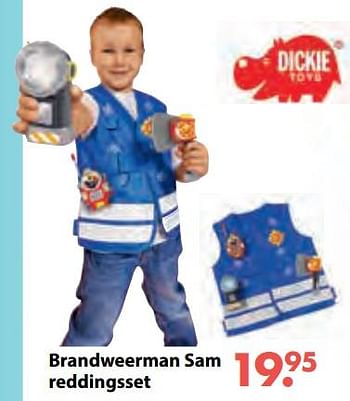 Promoties Brandweerman sam reddingsset - Dickie - Geldig van 08/10/2018 tot 06/12/2018 bij Multi Bazar