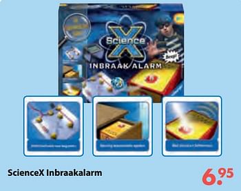 Promoties Sciencex inbraakalarm - Ravensburger - Geldig van 08/10/2018 tot 06/12/2018 bij Multi Bazar