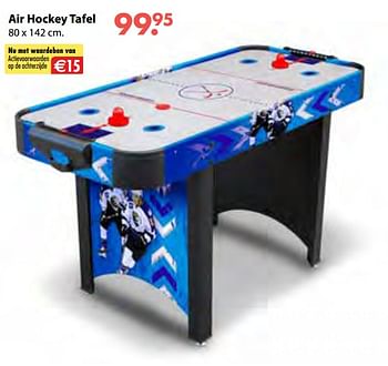 Promoties Air hockey tafel - Huismerk - Multi Bazar - Geldig van 08/10/2018 tot 06/12/2018 bij Multi Bazar