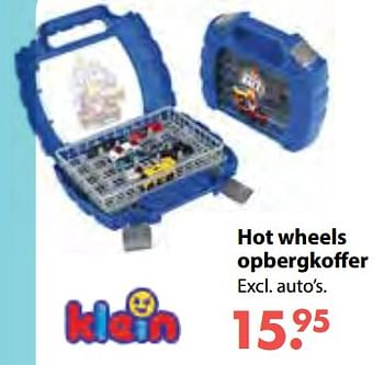 Promoties Hot wheels opbergkoffer - Huismerk - Multi Bazar - Geldig van 08/10/2018 tot 06/12/2018 bij Multi Bazar