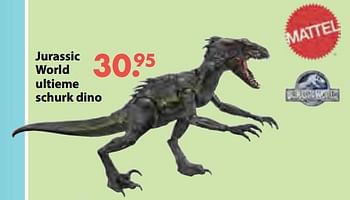 Promoties Jurassic world ultieme schurk dino - Mattel - Geldig van 08/10/2018 tot 06/12/2018 bij Multi Bazar