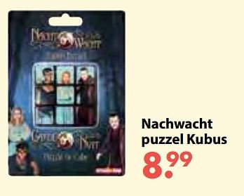 Promoties Nachwacht puzzel kubus - Studio 100 - Geldig van 08/10/2018 tot 06/12/2018 bij Multi Bazar