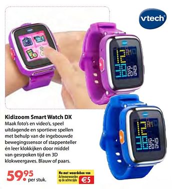 Promoties Kidizoom smart watch dx - Vtech - Geldig van 08/10/2018 tot 06/12/2018 bij Multi Bazar