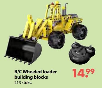 Promoties R-c wheeled loader building blocks - Huismerk - Multi Bazar - Geldig van 08/10/2018 tot 06/12/2018 bij Multi Bazar