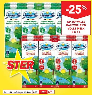 Promoties Joyvalle halfvolle en volle melk - Joyvalle - Geldig van 10/10/2018 tot 23/10/2018 bij Makro