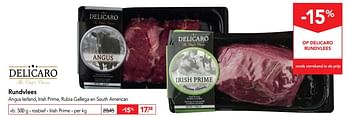 Promoties Rundvlees angus ierland, irish prime, rubia gallega en south american - Delicaro - Geldig van 10/10/2018 tot 23/10/2018 bij Makro