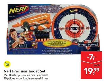 Promoties Nerf precision target set - Nerf - Geldig van 10/10/2018 tot 23/10/2018 bij Makro