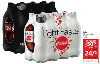 Promoties Cola - Coca Cola - Geldig van 10/10/2018 tot 23/10/2018 bij Makro