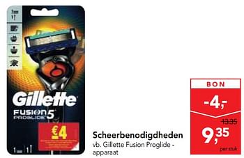 Promoties Gillette fusion proglide-apparaat - Gillette - Geldig van 10/10/2018 tot 23/10/2018 bij Makro