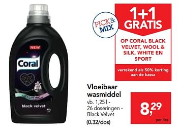 Promoties Vloeibaar wasmiddel - Coral - Geldig van 10/10/2018 tot 23/10/2018 bij Makro