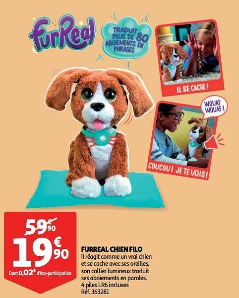 Chien sale furreal filo