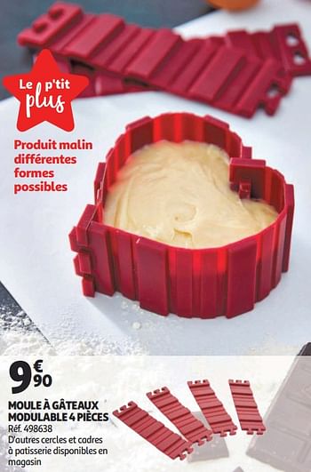 Produit Maison Auchan Ronq Moule A Gateaux Modulable 4 Pieces En Promotion Chez Auchan Ronq