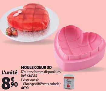 Produit Maison Auchan Ronq Moule Coeur 3d En Promotion Chez Auchan Ronq