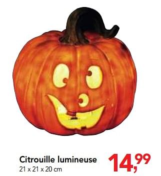 Promotions Citrouille lumineuse - Produit maison - Makro - Valide de 10/10/2018 à 23/10/2018 chez Makro