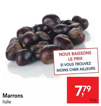 Promotions Marrons - Produit maison - Makro - Valide de 10/10/2018 à 23/10/2018 chez Makro